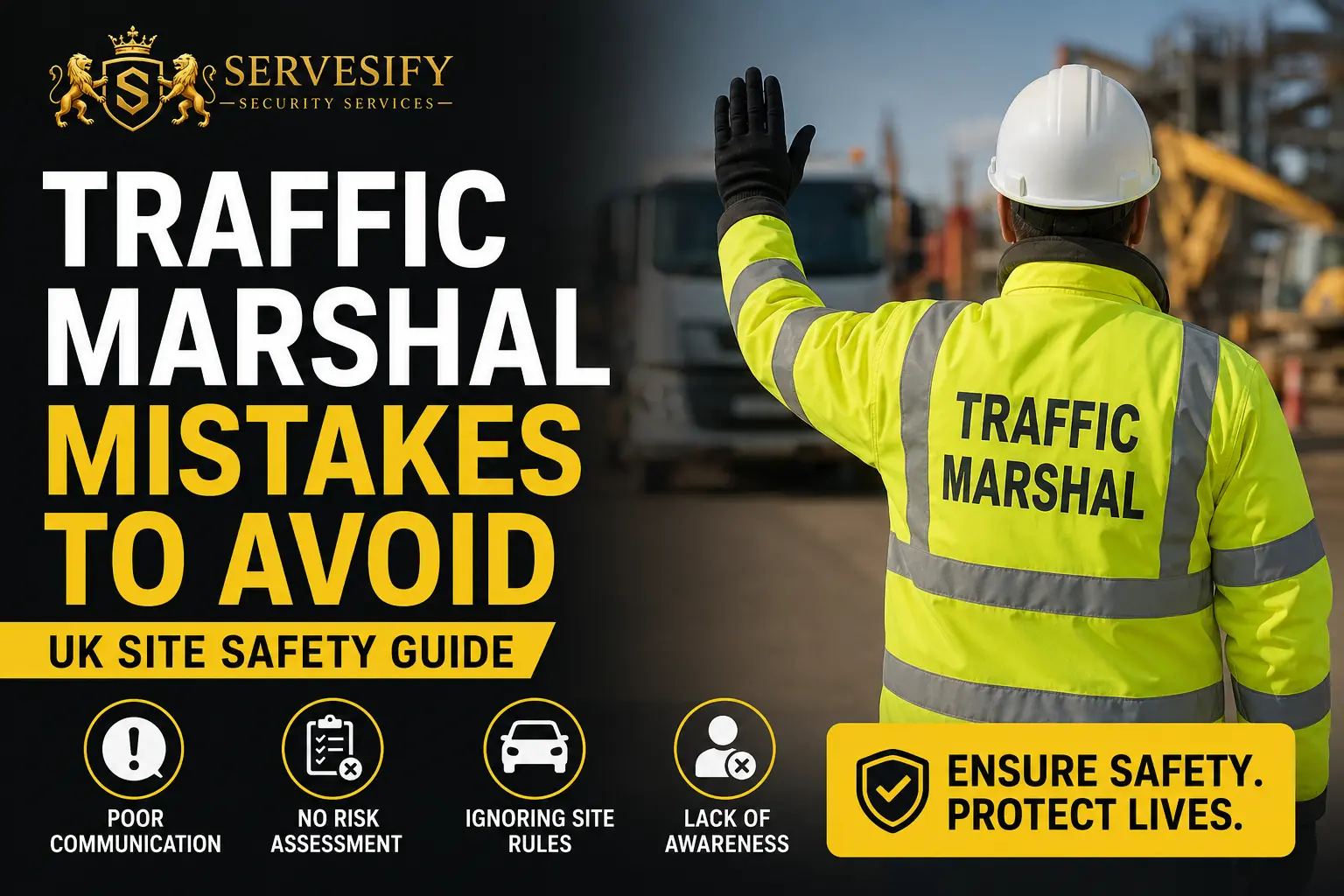 construction site traffic marshal 